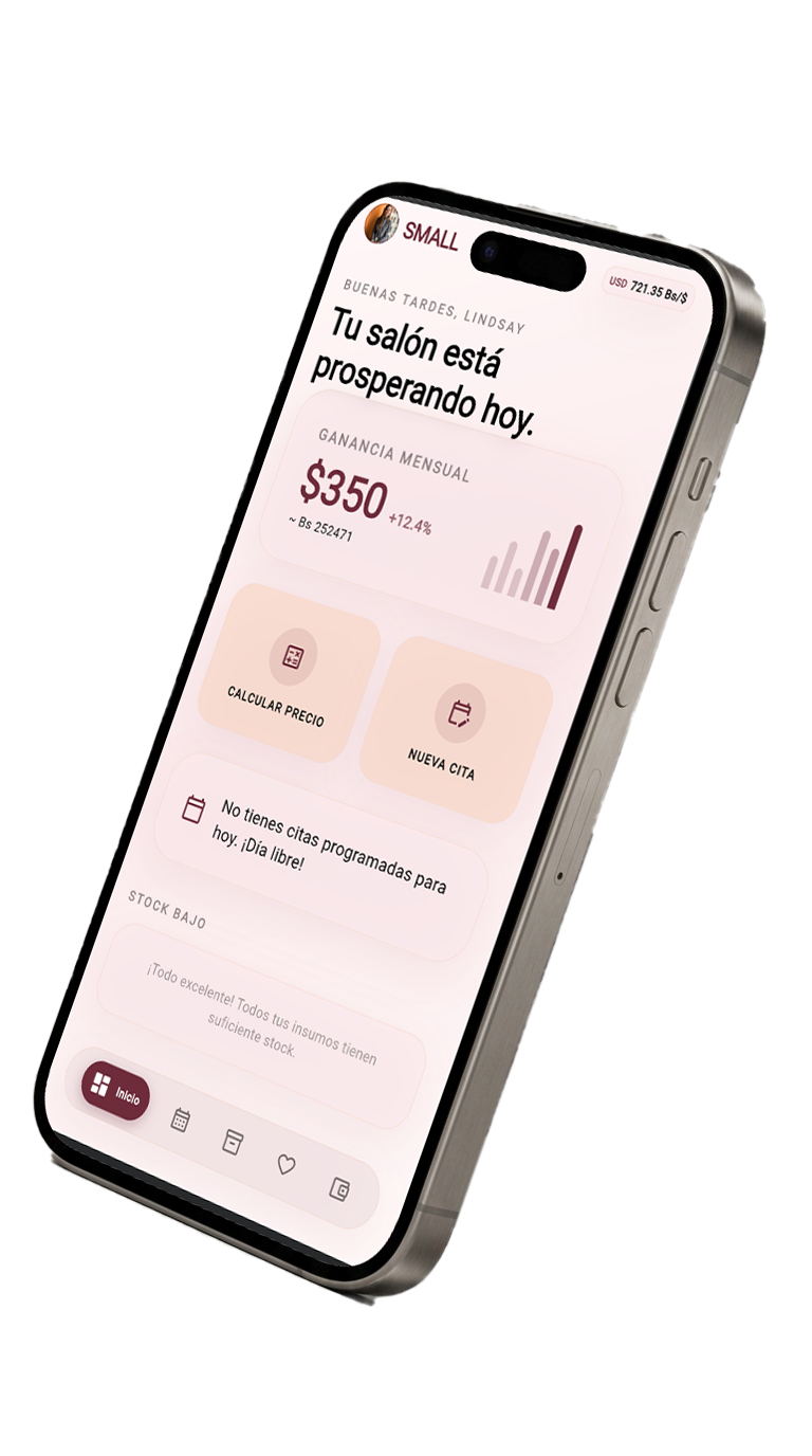 App Small Smartphone Backend View