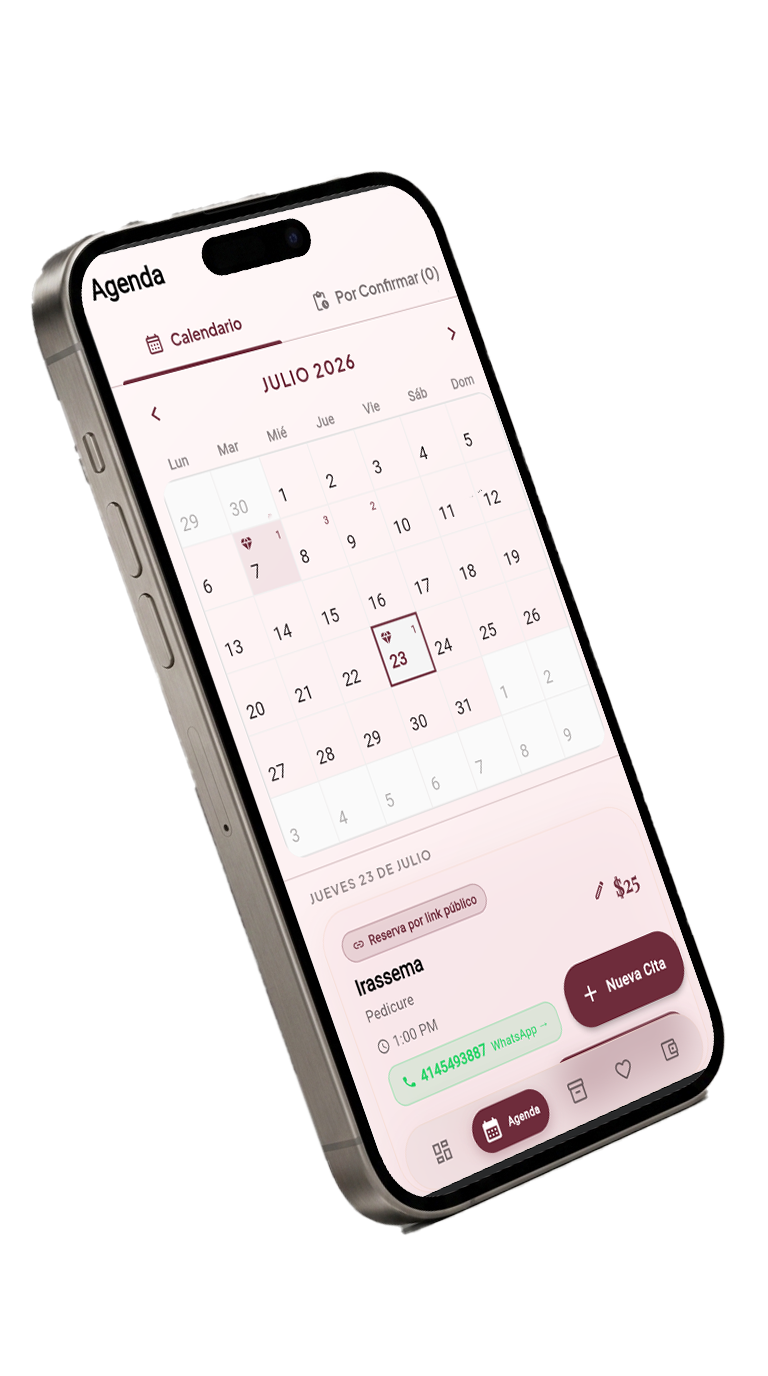 App Small Smartphone Front View Flipped